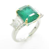 PT／K18YG エメラルドリング