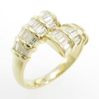 K18YG ダイヤモンドリング