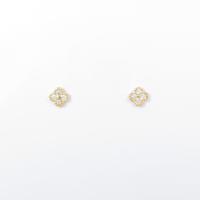 【リメイク】K18YG フラワー ダイヤモンドピアス5％引き