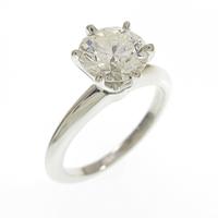 ティファニー クラシックソリティア リング 1．02ct