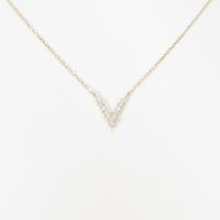 K10YG ダイヤモンドネックレス