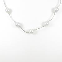 K18WG アコヤパールネックレス