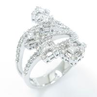 K18WG ダイヤモンドリング