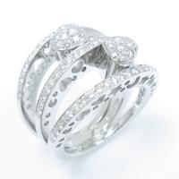 ポンテヴェキオ ハート ダイヤモンドリング