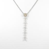 カシケイ ダイヤモンドネックレス 1．067ct・FB・SI2・VG