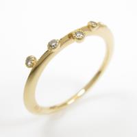 K18YG ダイヤモンドリング