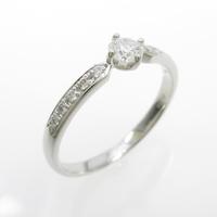プラチナダイヤモンドリング 0．176ct・E・VS2・EXT