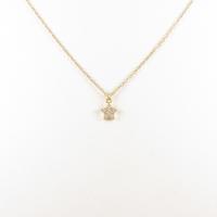 K18YG スター ダイヤモンドネックレス