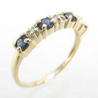 K18YG／K18WG サファイヤリング