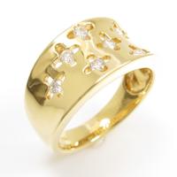 K18YG ダイヤモンドリング