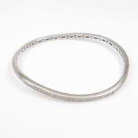 K18WG ダイヤモンドバングル