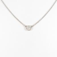 ティファニー バイザヤード ネックレス 0．19ct・G・IF・3EXT