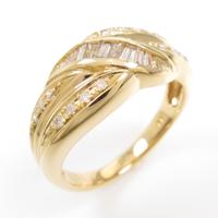 K18YG ダイヤモンドリング