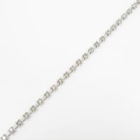 K18WG ダイヤモンドブレスレット