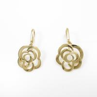 シャネル カメリア ピアス