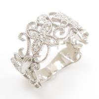 K18WG ダイヤモンドリング