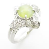 PT クリソベリルキャッツアイリング