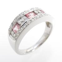 PT ピンクサファイヤリング