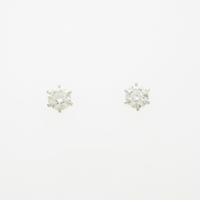 【リメイク】ST／プラチナダイヤモンドピアス 0．345ct・0．346ct・D・SI1・EX H＆C5％引き