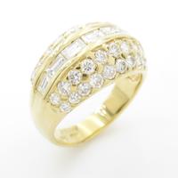 750YG ダイヤモンドリング