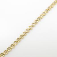 K18YG ダイヤモンドブレスレット