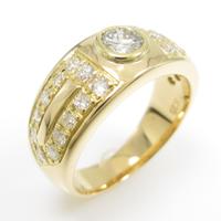 K18YG ダイヤモンドリング