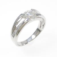 プラチナダイヤモンドリング 1．017ct・I・SI2・FAIR