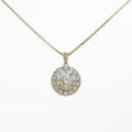 K18YG ダイヤモンドネックレス 3．041ct・I・I1・FAIR