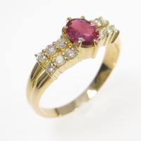 K18YG ルビーリング