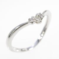 K18WG ダイヤモンドリング