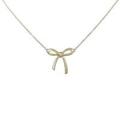 ティファニー ボウ ミニ ネックレス
