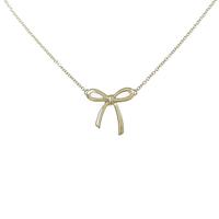 ティファニー ボウ ミニ ネックレス