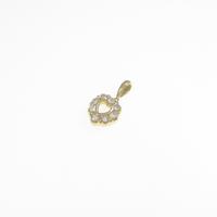 K18YG ハート ダイヤモンドペンダント