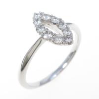 K18WG ダイヤモンドリング