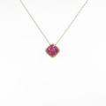 K18YG ルビーネックレス
