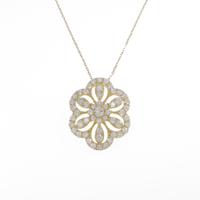 【リメイク】K18YG ダイヤモンドネックレス