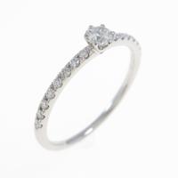 ポンテヴェキオ ダイヤモンドリング 0．120ct・E・SI1・EXT