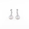 K18WG 2WAY シロチョウパールイヤリング