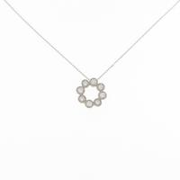 【リメイク】K18WG ダイヤモンドネックレス