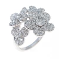 ポンテヴェキオ フラワー ダイヤモンドリング