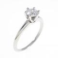 ティファニー クラシックソリティア リング 0．42ct・H・VS1・EXT