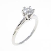 ティファニー クラシックソリティア リング 0．42ct・H・VS1・EXT