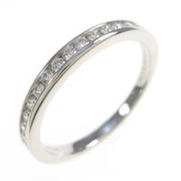 ティファニー ハーフサークル チャネルセッティング リング