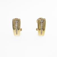 750YG ダイヤモンドピアス