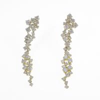 K18YG ダイヤモンドピアス