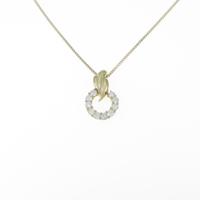 K18YG ダイヤモンドネックレス