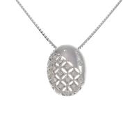 K18WG ダイヤモンドネックレス