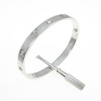 カルティエ ラブブレスレット ハーフダイヤ 6P