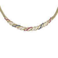 ミキモト カラーストーンネックレス