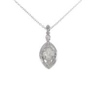 K18WG ダイヤモンドネックレス